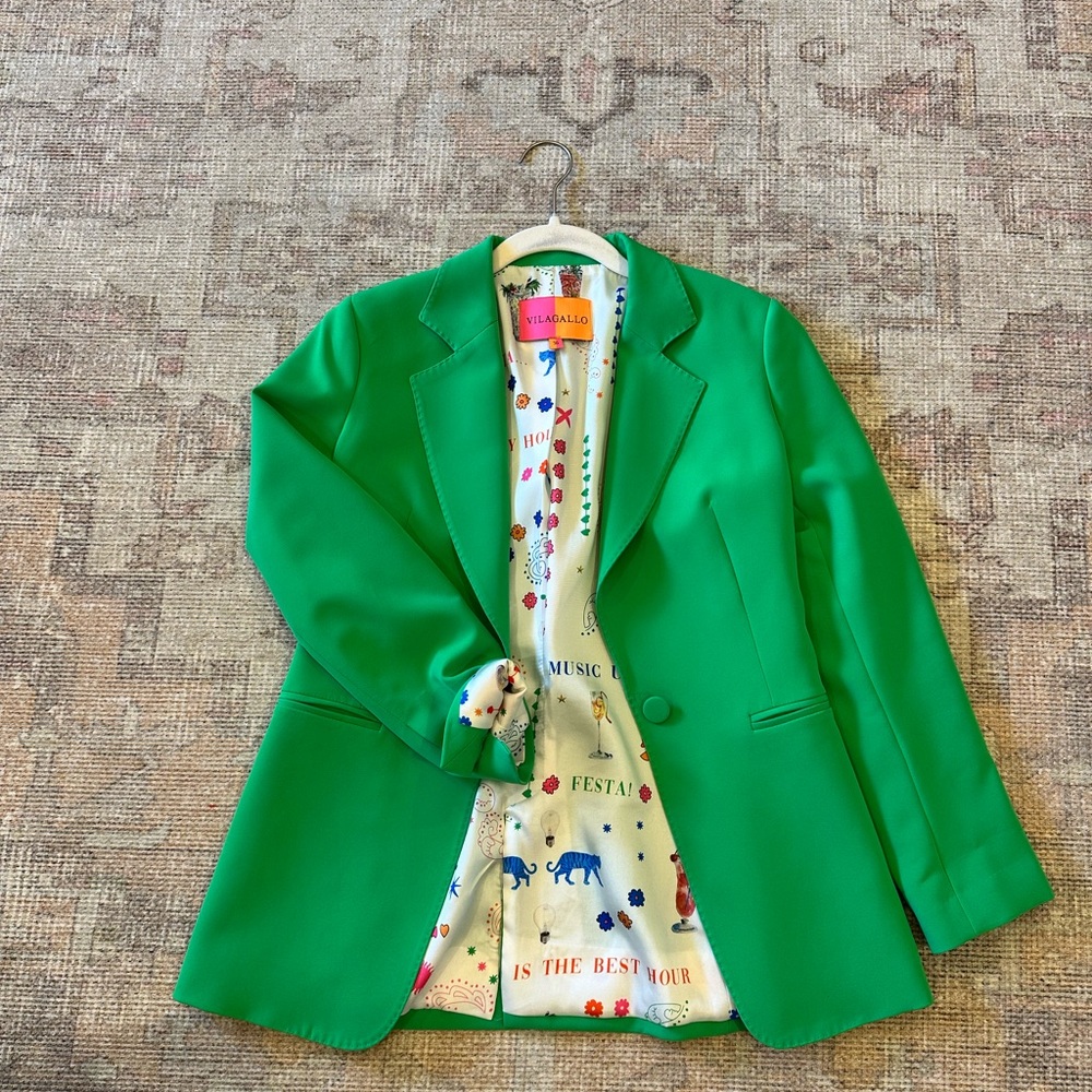 Vilagallo Green Blazer